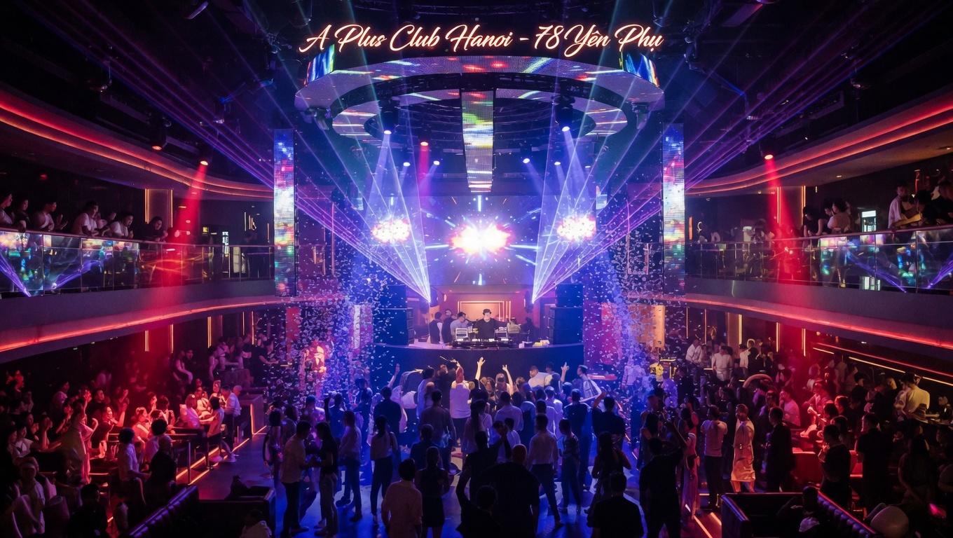 A Plus Club 78 Yên Phụ – Karaoke VIP Hà Nội Sang Trọng, Đặt Bàn Nightlife Đẳng Cấp Hồ Tây