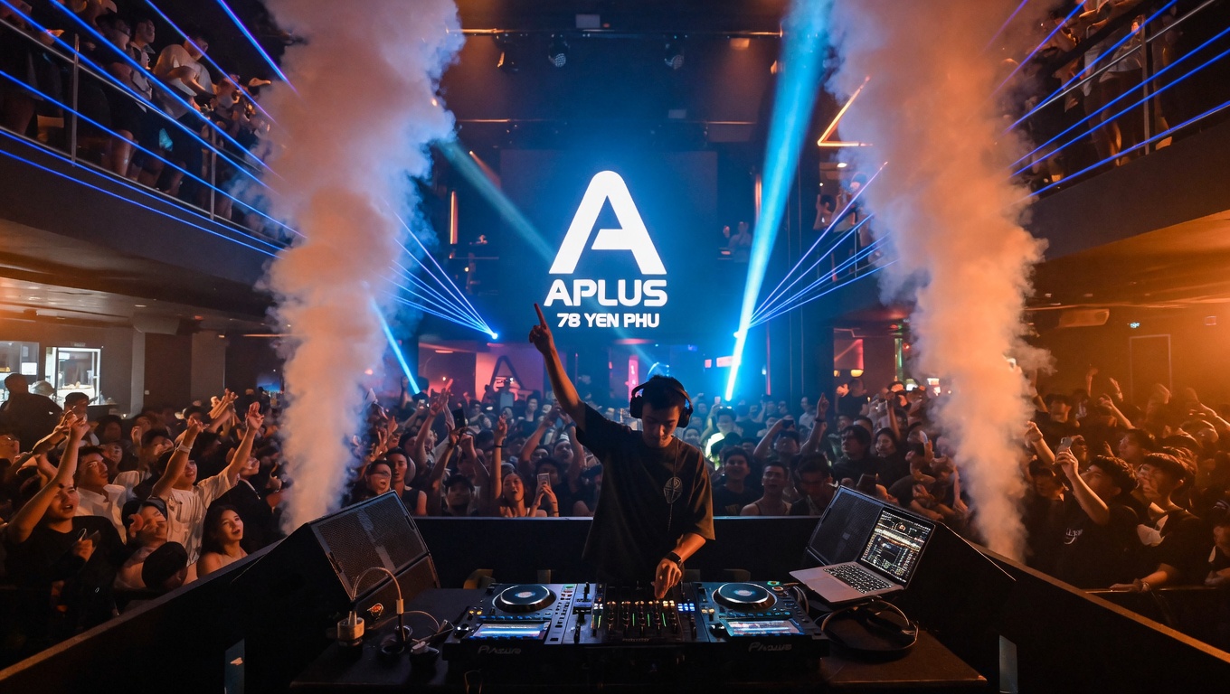 Đặt Bàn Ngay A Plus Club 78 Yên Phụ – Karaoke VIP Hà Nội Không Gian Riêng Tư, DJ Sôi Động