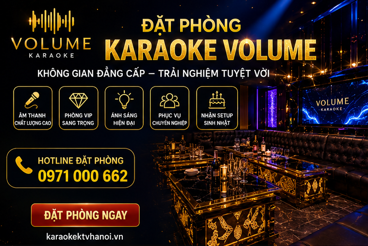 Đặt Phòng Karaoke Volume