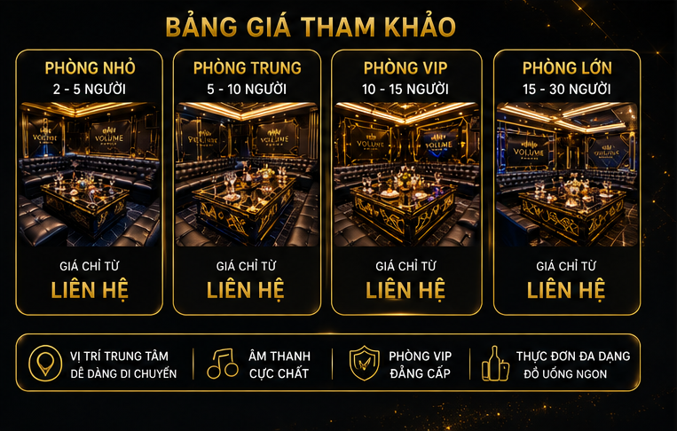 Booking Phòng Karaoke Volume